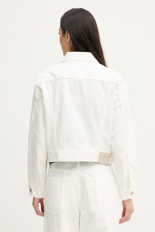 Odjeća Calvin Klein Jeans jakna ženska od pamuka LV047F776G bež