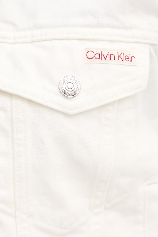 Calvin Klein Jeans jakna ženska od pamuka LV047F776G bež