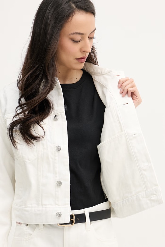 Calvin Klein Jeans jachetă de damă din bumbac LV047F776G
