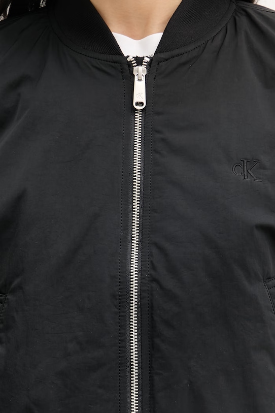 Calvin Klein Jeans bunda bomber dámska LV047F505G čierna