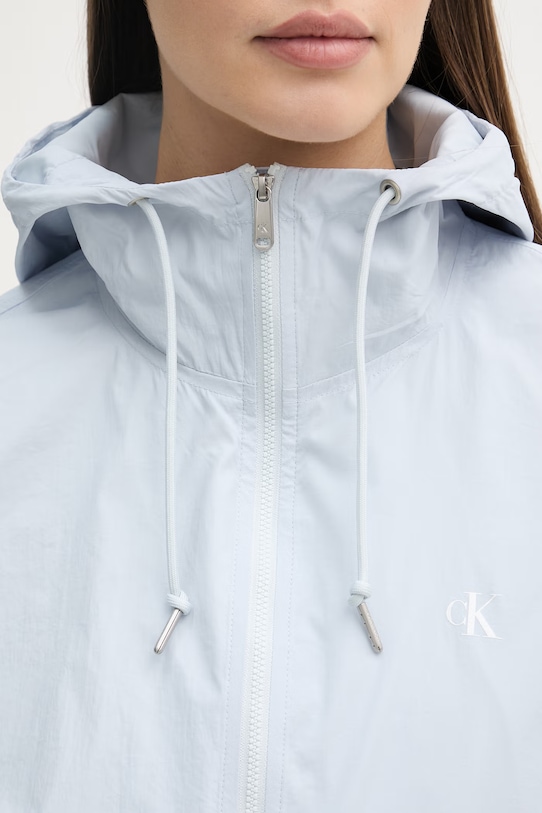 Calvin Klein Jeans prechodná bunda dámska LV047F507G modrá