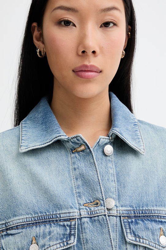 Marc O'Polo jachetă scurtă pentru femei, din denim 5000013222 albastru