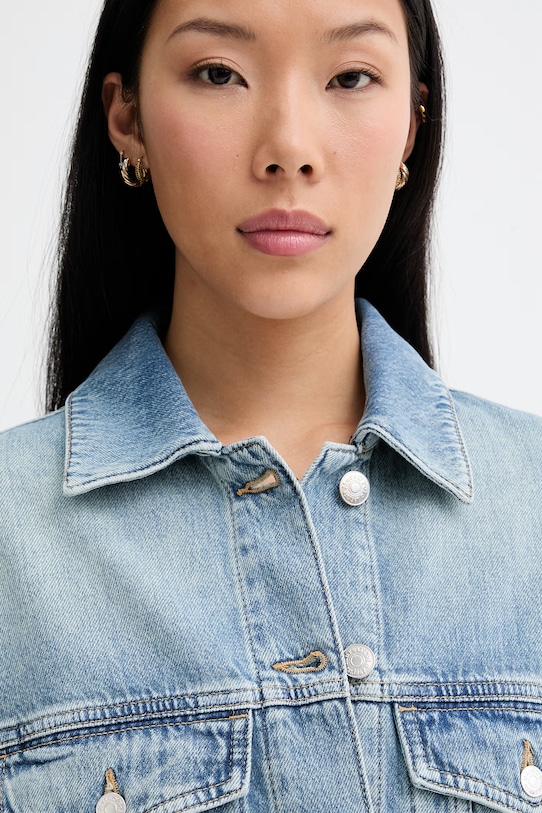 Marc O'Polo jachetă scurtă pentru femei, din denim 5000013222 albastru