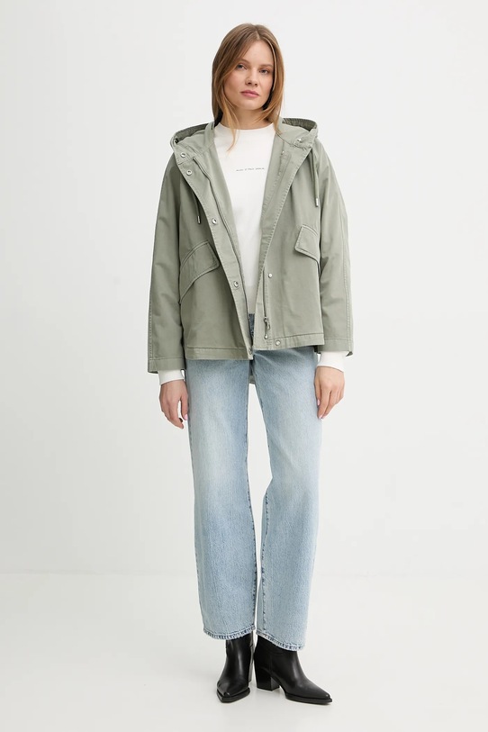 Marc O'Polo kurtka bawełniana 5000013376 zielony SS26