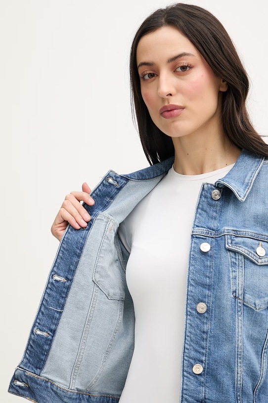 Tommy Hilfiger bunda dámska rifľová WW0WW49568