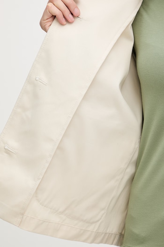 Tommy Hilfiger κοντή Καμπαρντίνα Γυναικεία βαμβακερή WW0WW49585 μπεζ