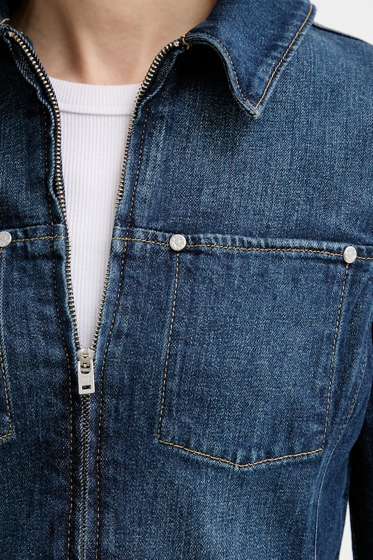 Levi's kurtka jeansowa Y2K STRETCH FITTED 005R4.0001 niebieski