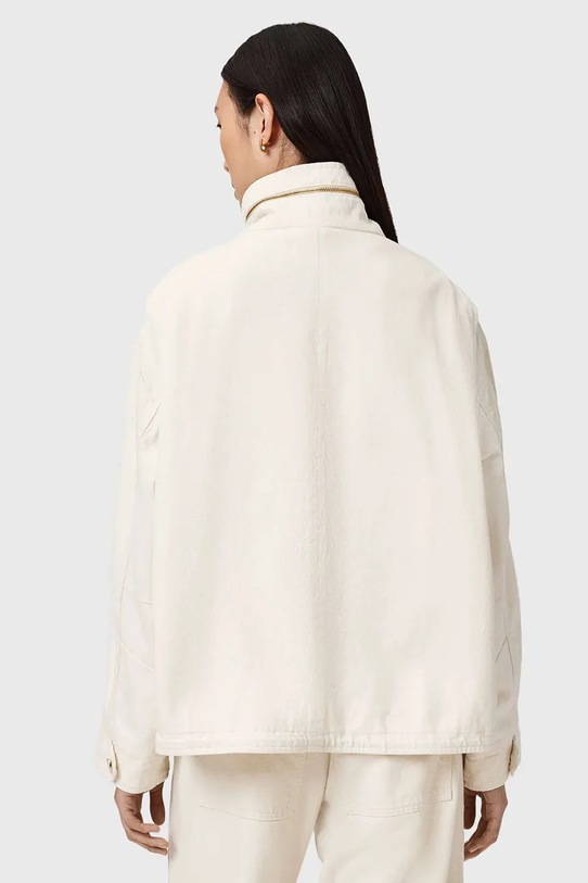 Яке AllSaints CLAY W034OE бял SS26