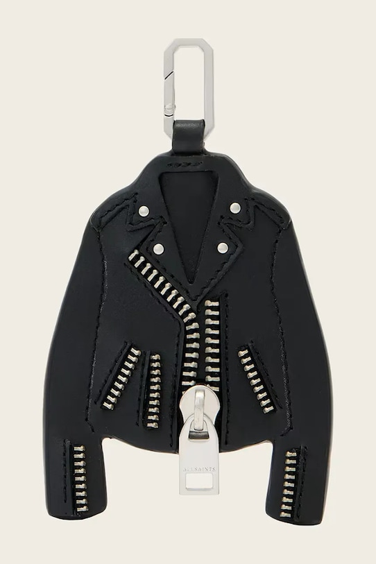 AllSaints brelok skórzany BALFERN czarny W535XC