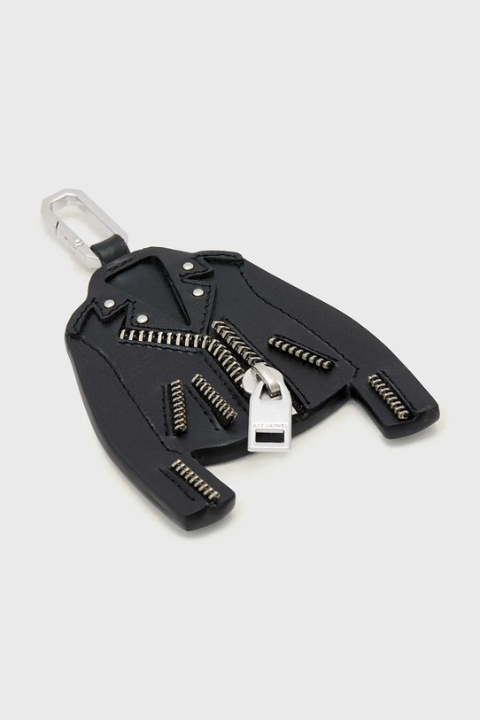 Akcesoria AllSaints brelok skórzany BALFERN W535XC czarny