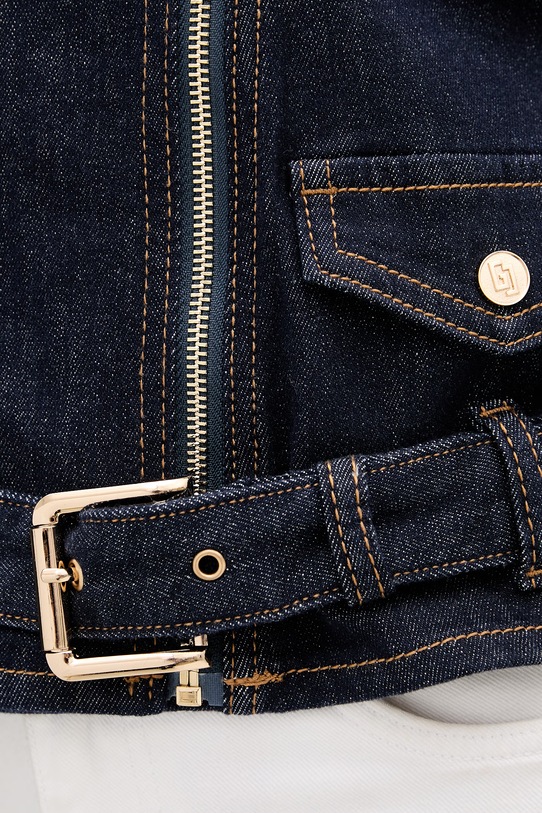 Rifľová bunda Gaudi 611BD36001 tmavomodrá