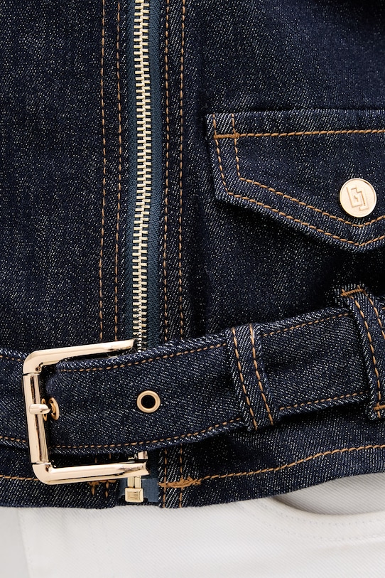 Rifľová bunda Gaudi 611BD36001 tmavomodrá