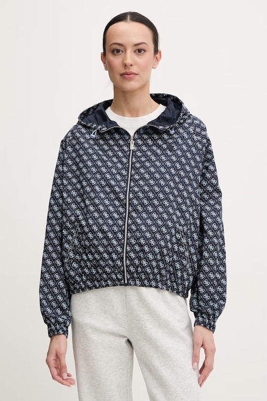 Bunda Guess NIKLA nezateplené námořnická modř V6GL02.W1736