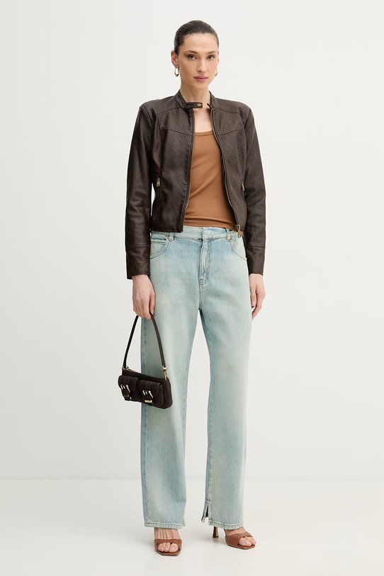 Guess dámska bunda NEW ANITA W6GL09.W1834 hnedá SS26