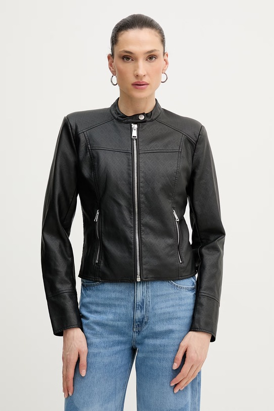 Guess bunda dámska NEW ANITA čierna W6GL09.W1834