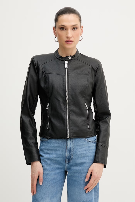 Guess bunda dámska NEW ANITA čierna W6GL09.W1834