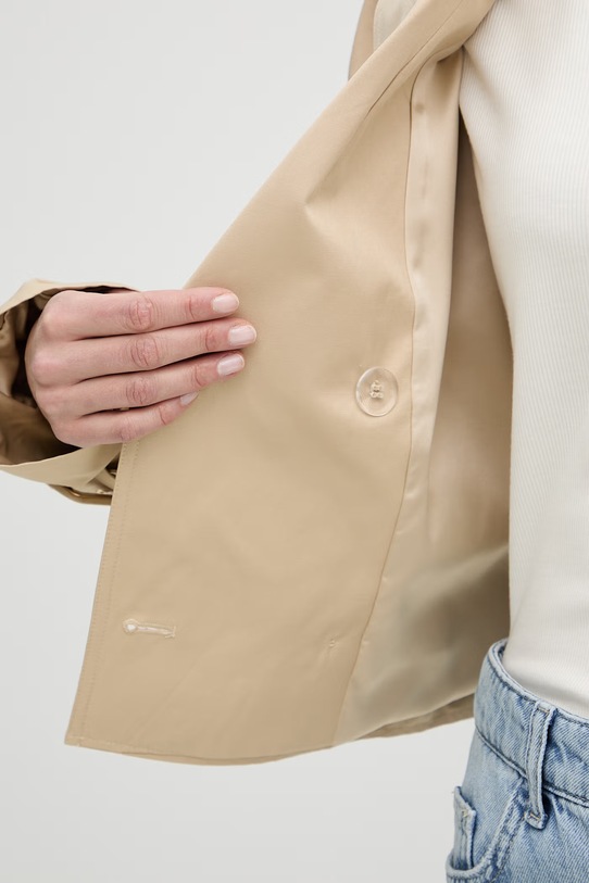 Guess krótki trencz damski z bawełną FATOU W6GL21.W1954