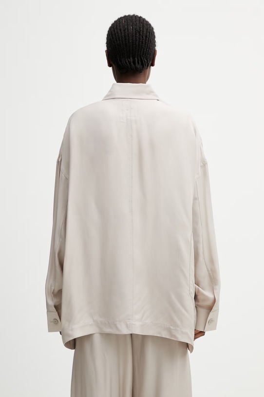 Odzież Y-3 CHORE JKT/SHRT koszula damska KQ7297 beżowy