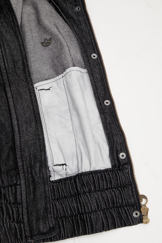 adidas Originals дънково яке дамско от памук P ESS DENIM TT KD3918 черен