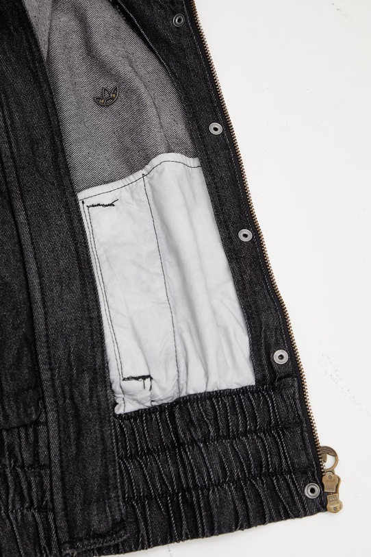 adidas Originals P ESS DENIM TT kurtka jeansowa damska bawełniana KD3918 czarny