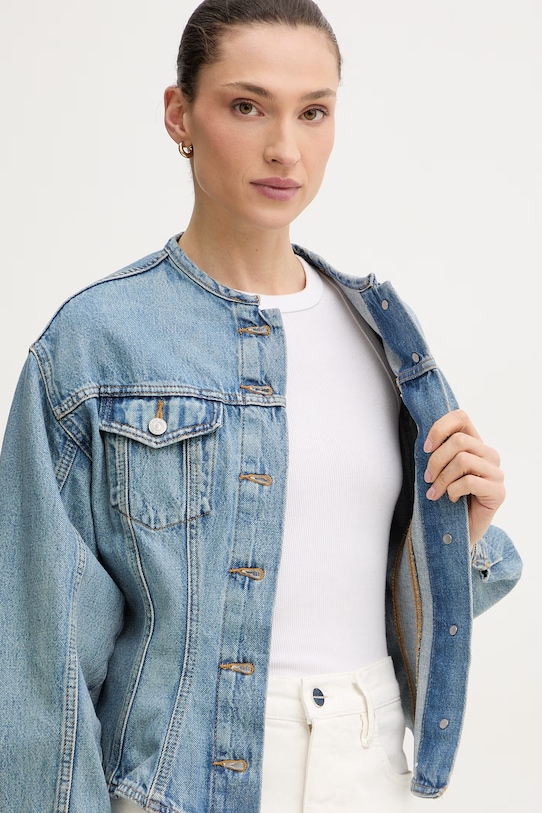 Levi's kurtka przejściowa damska jeansowa SCULPTED 001T6