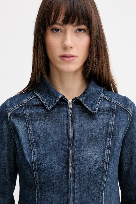 Levi's giacca di jeans STRETCH FITTED blu 005EA