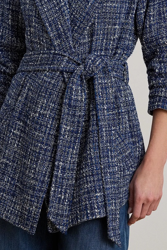 Lauren Ralph Lauren krótka kurtka damska niebieski 200P10127