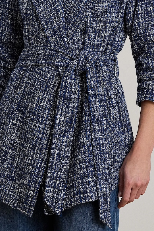 Lauren Ralph Lauren krótka kurtka damska niebieski 200P10127