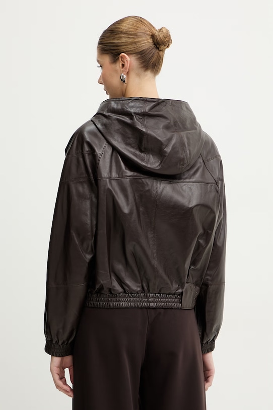 Oblečení Kožená bunda MAX&Co. MCORICETTA 2616441021200 hnědá