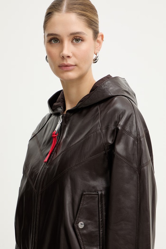 MAX&Co. kurtka skórzana MCORICETTA brązowy 2616441021200