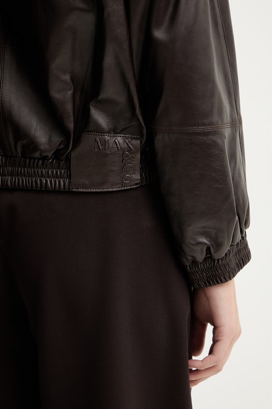 MAX&Co. kurtka skórzana MCORICETTA 2616441021200 brązowy