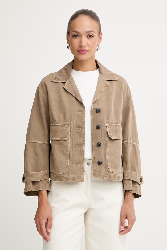 Max&Co. куртка жіноча з бавовни MCOBOUQUET коричневий 2616041064200