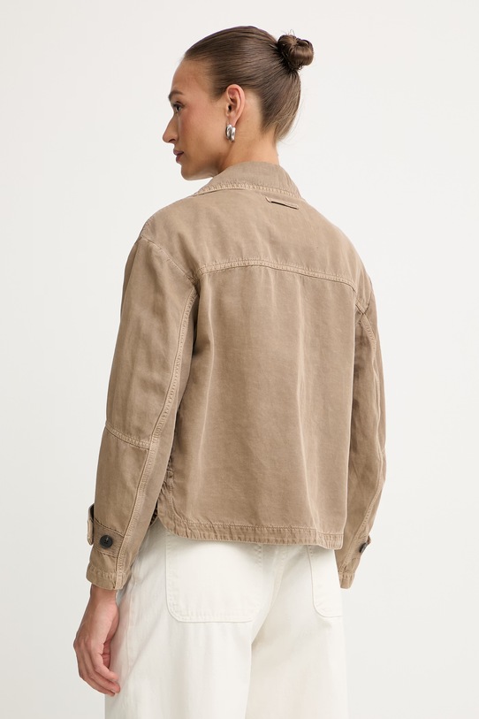 Одяг Max&Co. куртка жіноча з бавовни MCOBOUQUET 2616041064200 коричневий