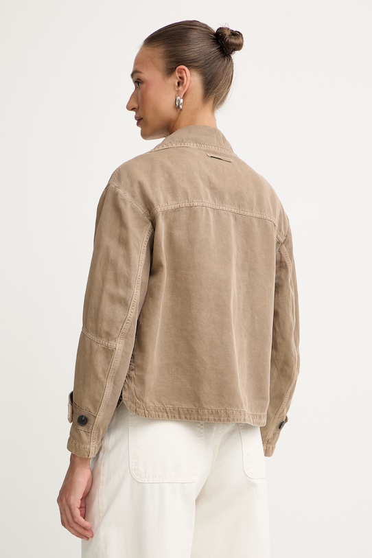 Одяг Max&Co. куртка жіноча з бавовни MCOBOUQUET 2616041064200 коричневий