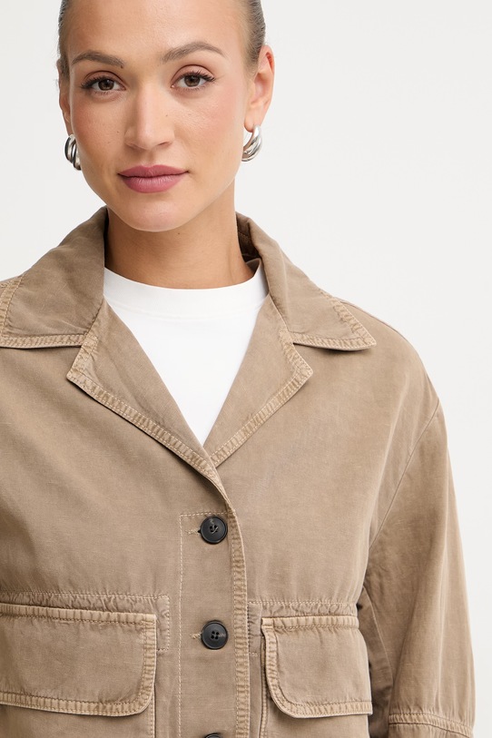 Max&Co. куртка жіноча з бавовни MCOBOUQUET коричневий 2616041064200