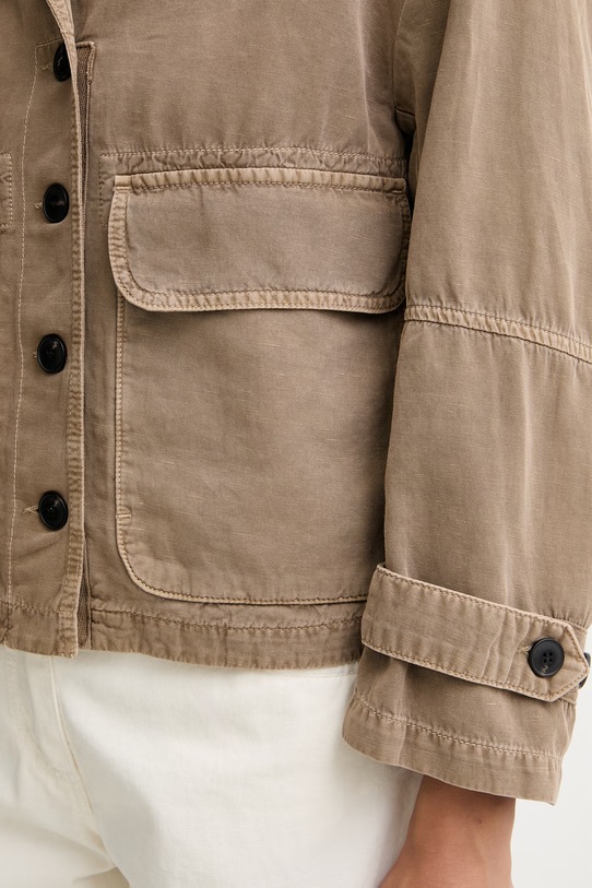 Max&Co. куртка жіноча з бавовни MCOBOUQUET 2616041064200 коричневий