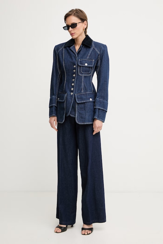 Max&Co. джинсова куртка жіноча джинсова MCLQUIETE 2618041032200 темно-синій SS26