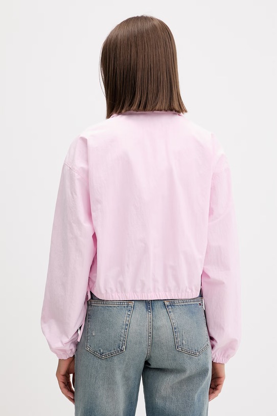 Odzież Tommy Jeans kurtka przejściowa damska DW0DW22325 różowy