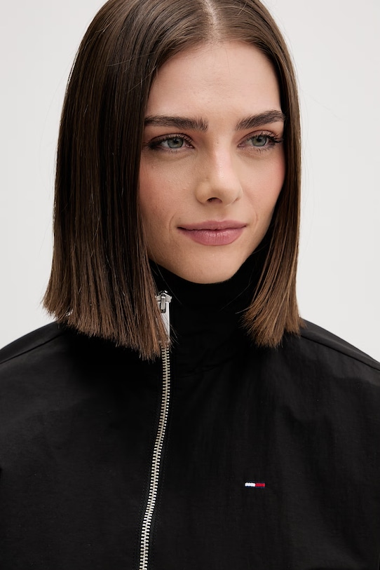 Tommy Jeans kurtka przejściowa damska czarny DW0DW22325