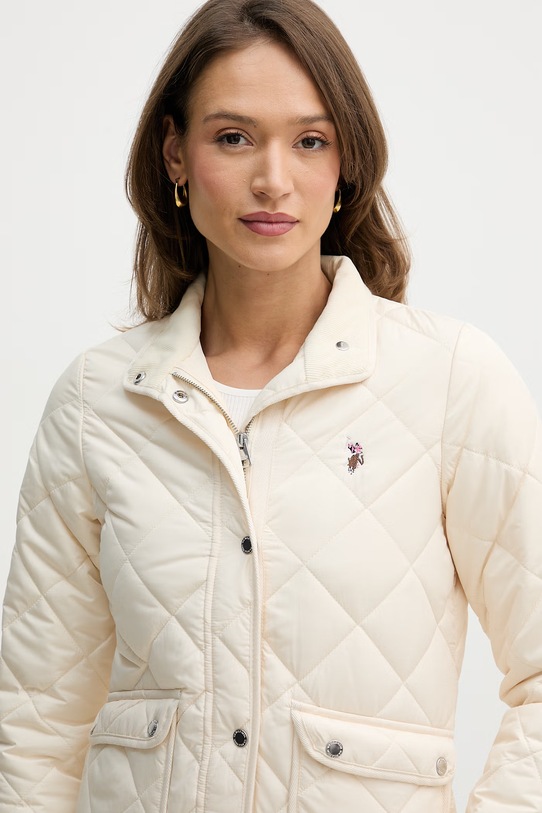 U.S. Polo Assn. kurtka QUILTED JACKET beżowy WUP2261
