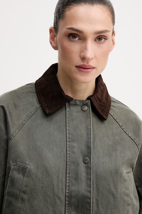 Jakna U.S. Polo Assn. WAXED STYLE SHORT zelena WUP2269