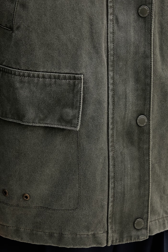 Jakna U.S. Polo Assn. WAXED STYLE SHORT WUP2269 zelena