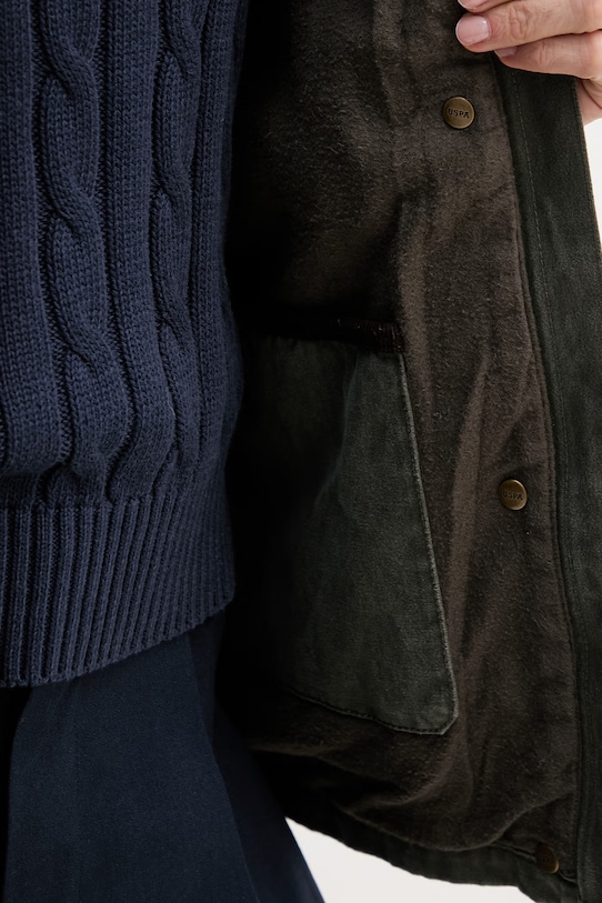 Jakna U.S. Polo Assn. WAXED STYLE SHORT WUP2269