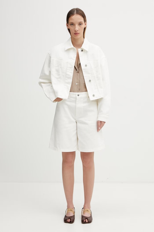 Maison Kitsuné Trucker krótka kurtka damska jeansowa QW02102WD4024