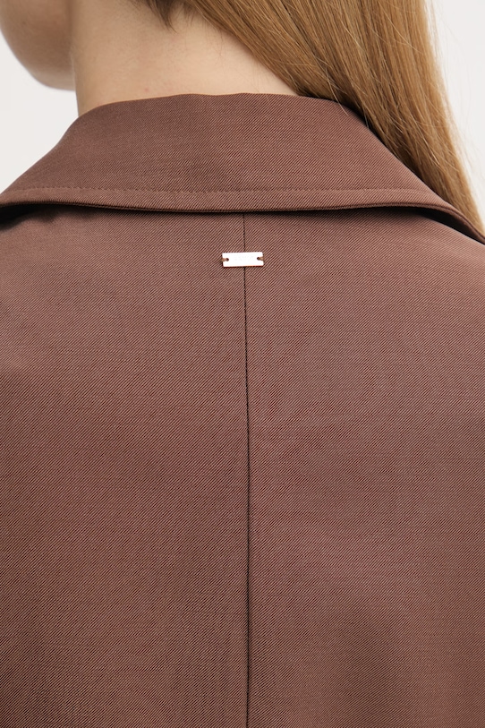 Gaudi kurtka damska z wiskozy 611FD35007 brązowy