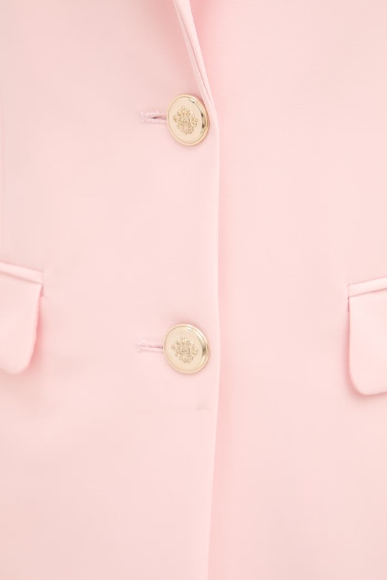 Gaudi marynarka jednorzędowa damska 611FD35016 różowy