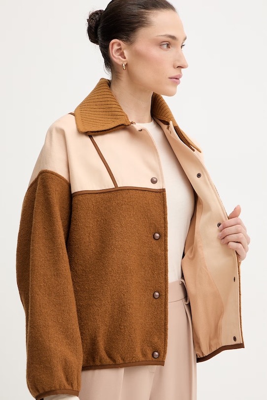 Sessun krótka kurtka damska z wełną 26213010