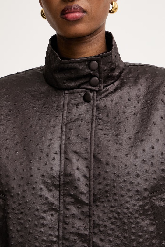 Elisabetta Franchi krótka kurtka damska GB06D63E2 brązowy