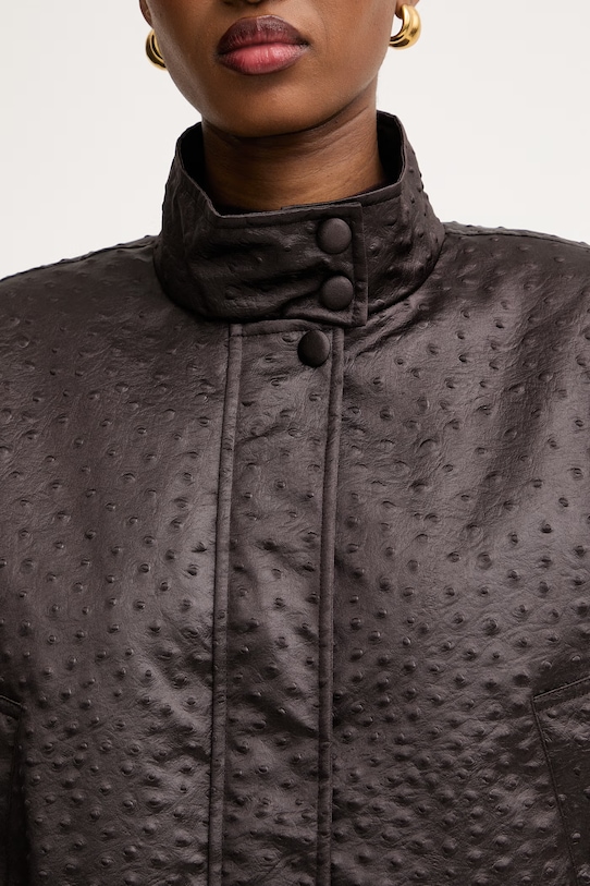 Elisabetta Franchi krótka kurtka damska GB06D63E2 brązowy