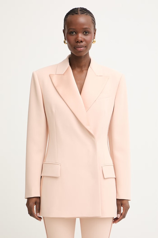 Elisabetta Franchi marynarka damska beżowy GI24163E2